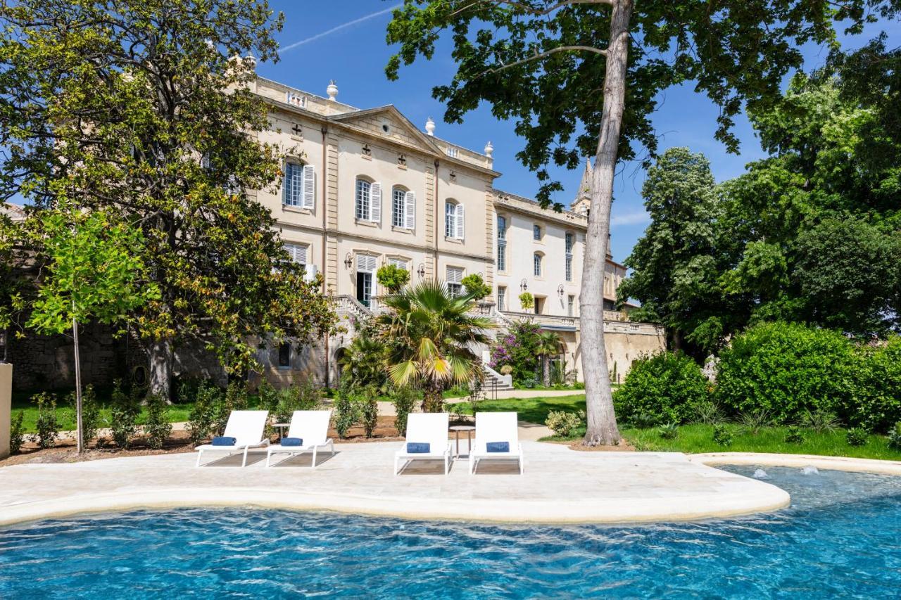 Chateau De Collias Bagian luar foto